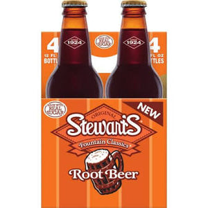 Stewarts - Root Beer 4PK BTL