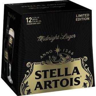 Stella Artois - Midnight Lager 12PK BTL