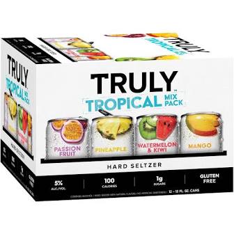 Truly Seltzer - Tropical Mix Pack 12PK CANS - uptownbeverage