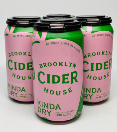 Brooklyn Cider - Kinda Dry 4PK CANS - uptownbeverage