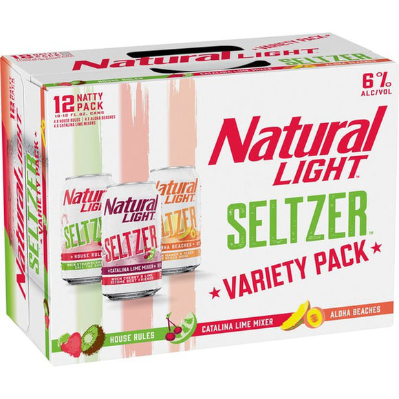 Natural Light Seltzer - Variety Pack 12PK CANS - uptownbeverage
