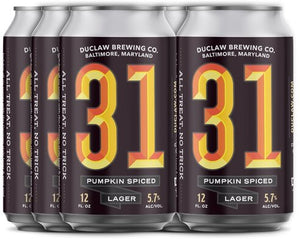 DuClaw Brewery - 31 Pumpkin Spiced 6PK CANS - uptownbeverage