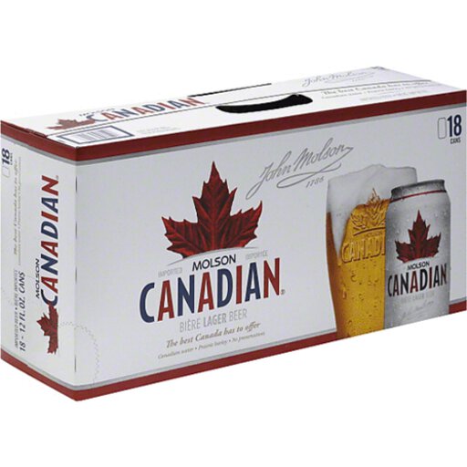 Molson Canadian - 18PK CANS