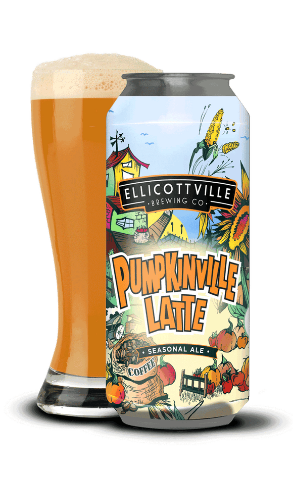 Ellicottville Brewing - Pumpkinville Latte Nitro 4PK CANS - uptownbeverage