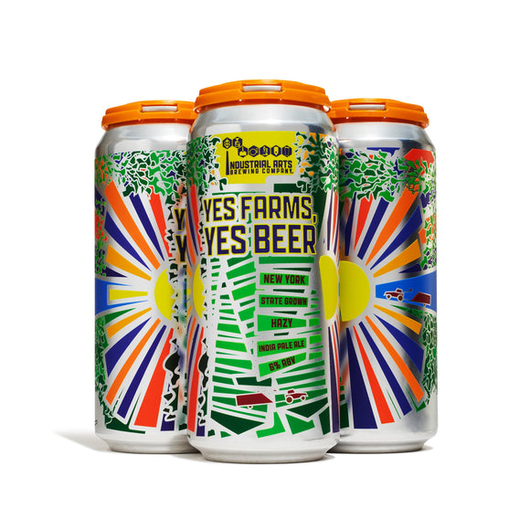 Industrial Arts - YES FARMS YES BEER 4PK CANS