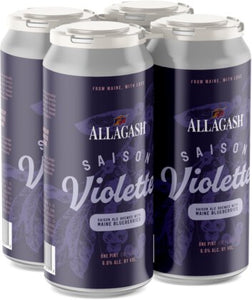 Allagash Brewing - Saison Violette 4PK CANS - uptownbeverage