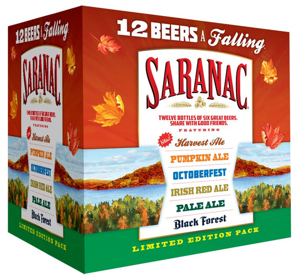 Saranac - 12 Beers of Falling 12PK BTL - uptownbeverage