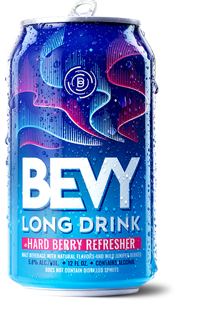 Bevy - Sparkling Berry Refresher 6PK CANS