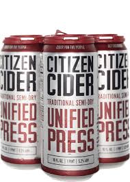 Citizen Cider - Unified Press 4PK CANS - uptownbeverage