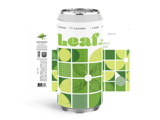 Leaf Seltzer - Mint Lime 4PK CANS