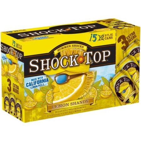 Shock Top - Lemon Shandy 15PK CANS - uptownbeverage